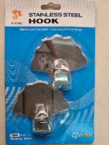 Gancho leque com 2 metal FUY 106