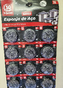Esponja de aço c/ 12 SQ